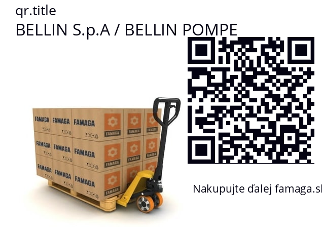   BELLIN S.p.A / BELLIN POMPE 35320616