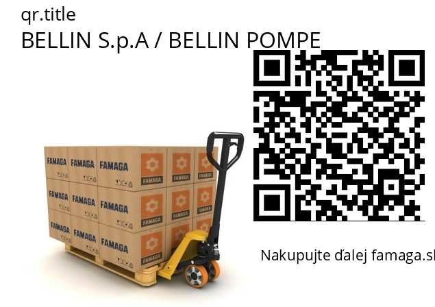   BELLIN S.p.A / BELLIN POMPE 0325