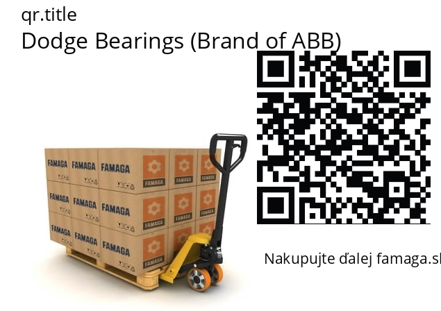   Dodge Bearings (Brand of ABB) 905002