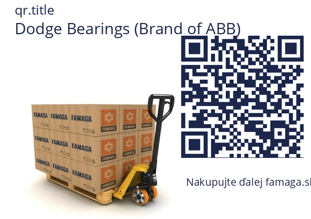   Dodge Bearings (Brand of ABB) 132476