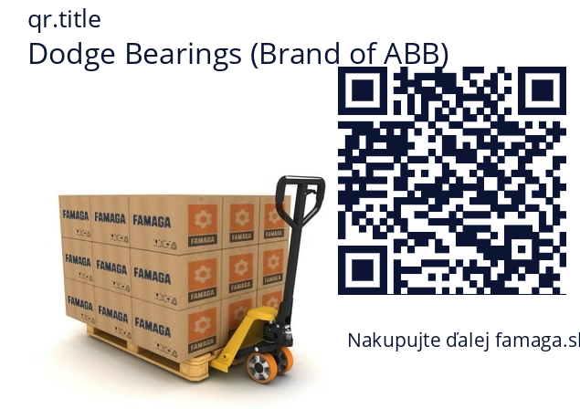   Dodge Bearings (Brand of ABB) F4B-E-215R