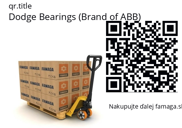   Dodge Bearings (Brand of ABB) 904002