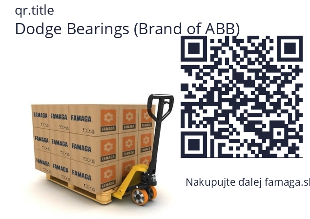   Dodge Bearings (Brand of ABB) P2B-S2-211R