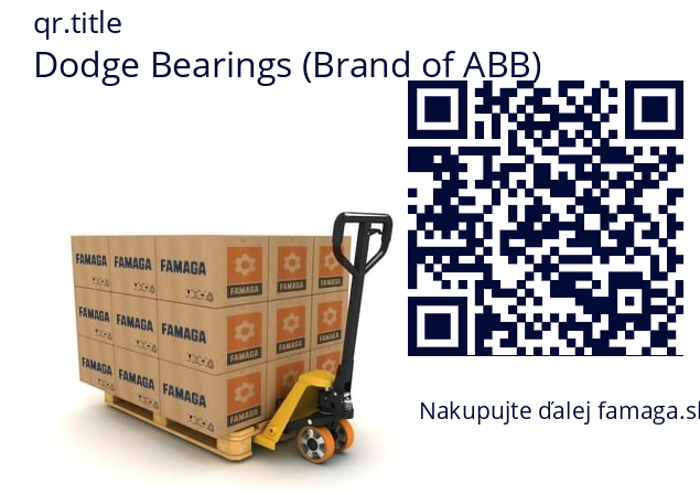   Dodge Bearings (Brand of ABB) 124215
