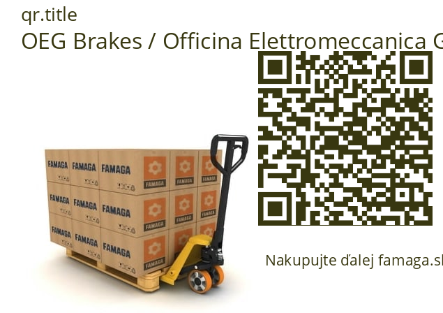   OEG Brakes / Officina Elettromeccanica Gottifredi ZGA160ML011