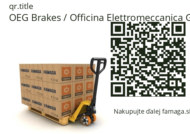   OEG Brakes / Officina Elettromeccanica Gottifredi SBR-275-3