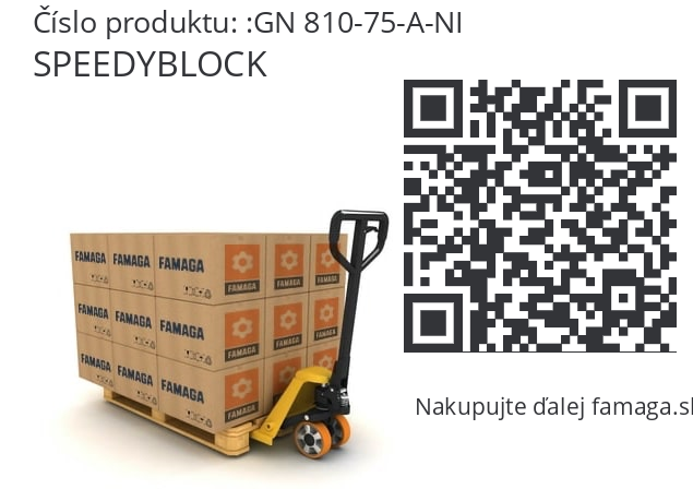   SPEEDYBLOCK GN 810-75-A-NI