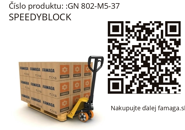   SPEEDYBLOCK GN 802-M5-37