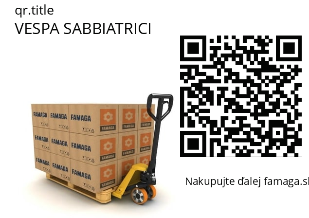   VESPA SABBIATRICI 400-006